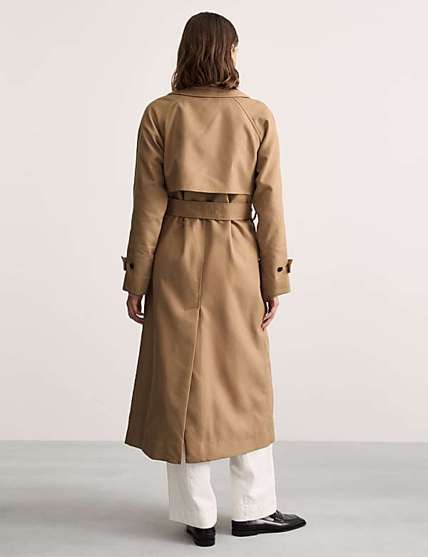 Pure Cotton Belted Trench Coat - ES