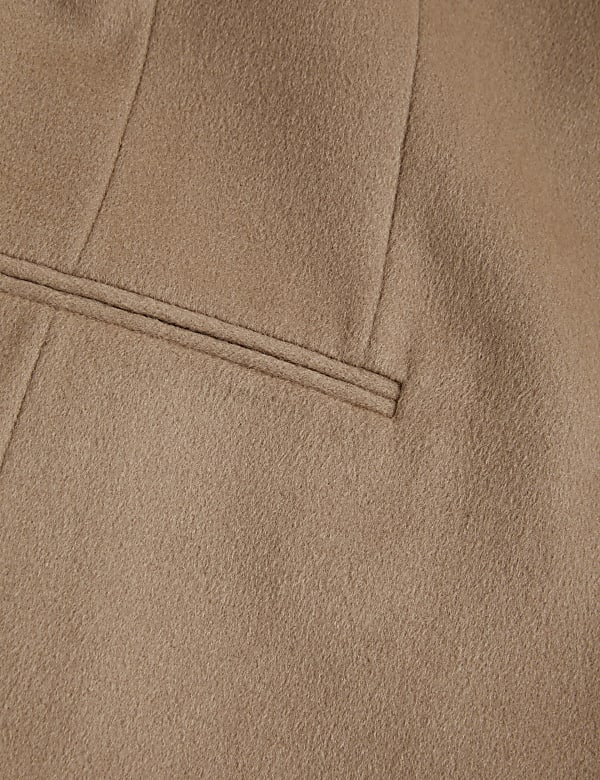 Manteau boyfriend coupe droite 100 % laine - BE