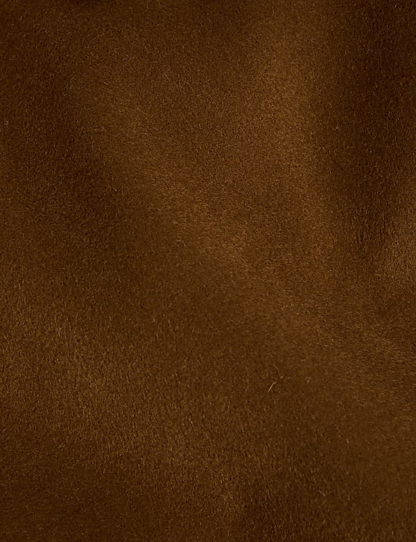 Manteau crois&eacute; style cocon 100 % laine - CA