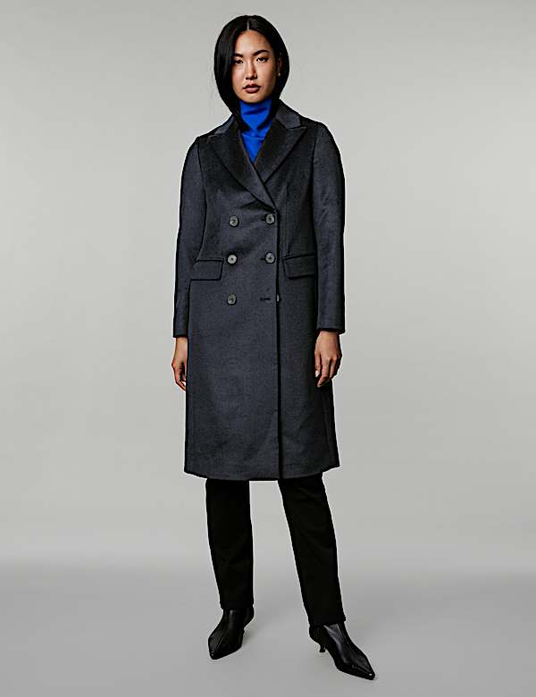 Mantel Silang Ganda Wol Murni - ID