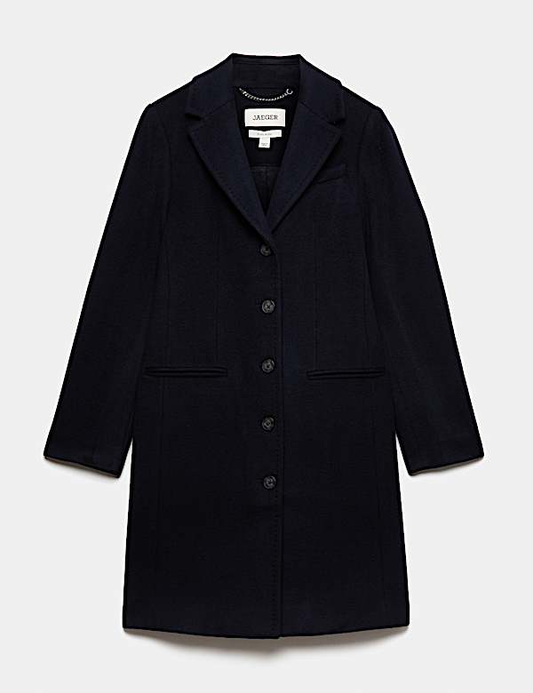 Pure Wool Short Boyfriend Coat - CH