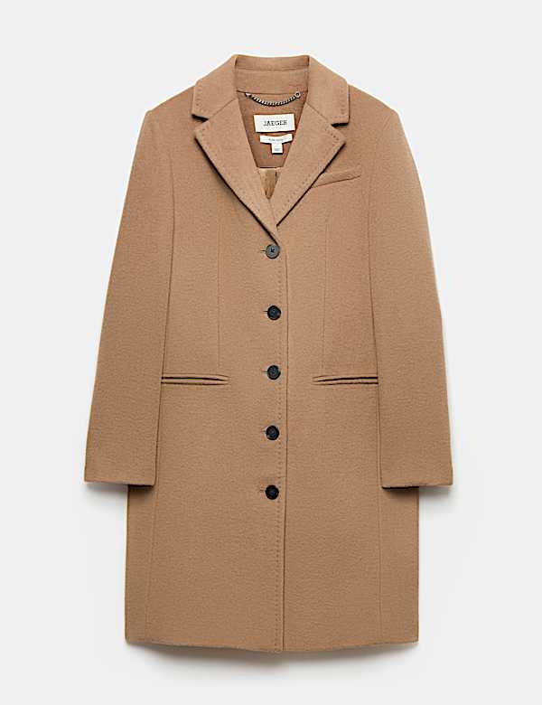 Pure Wool Short Boyfriend Coat - NZ