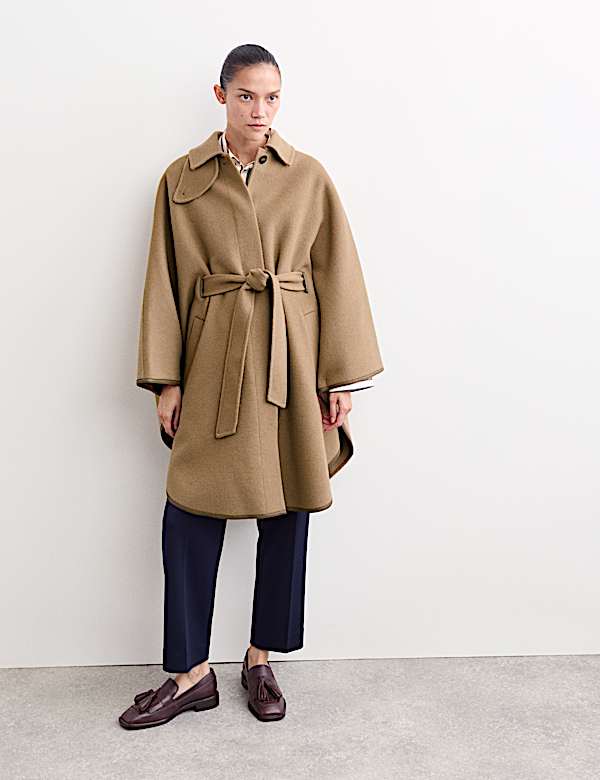 Dubbelzijdige capejas van zuiver wol - BE