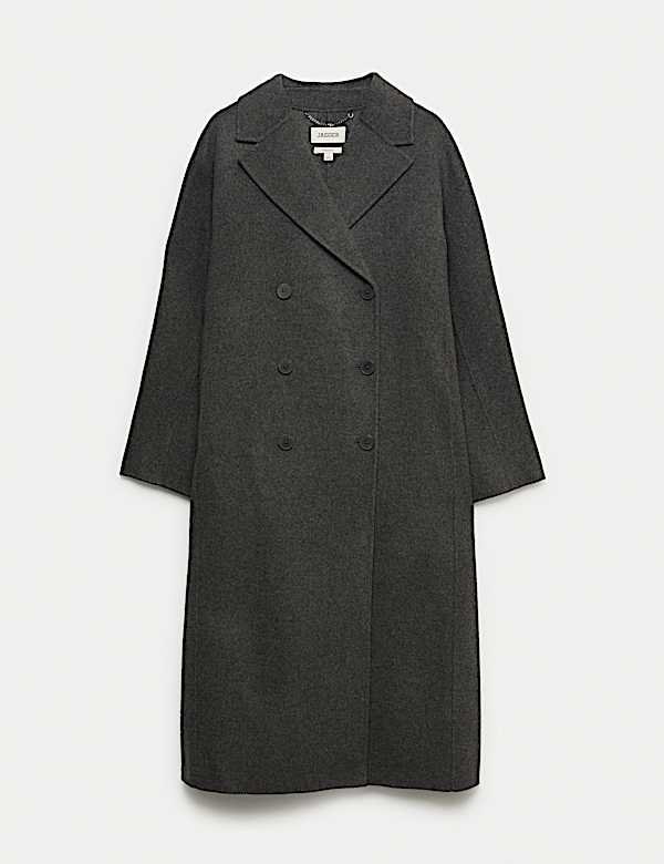 Pure Wool Longline Cocoon Coat - ES