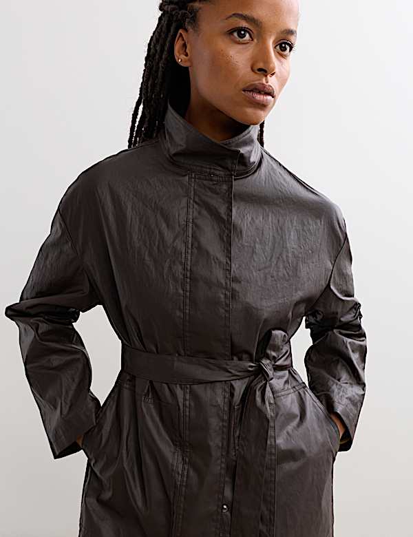 Pure Linen Short Utility Jacket - BE