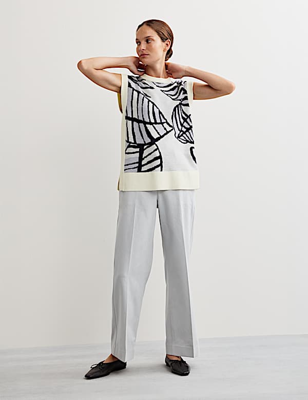 Maillot de corps en maille 100 % laine mérinos jacquard - FR