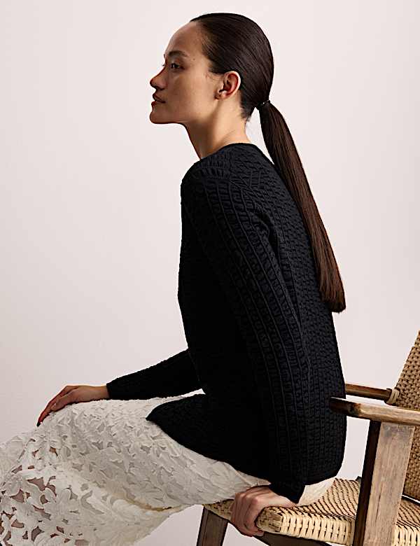 Merino Wool Rich Cardigan - BE