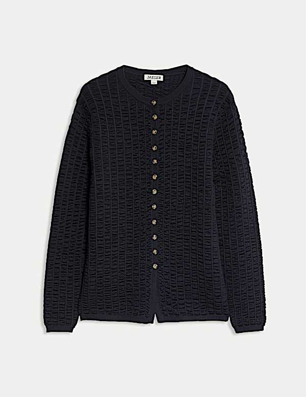 Merino Wool Rich Cardigan - BE