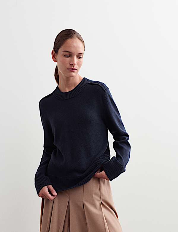 Pure Lambswool Crew Neck Jumper - CA