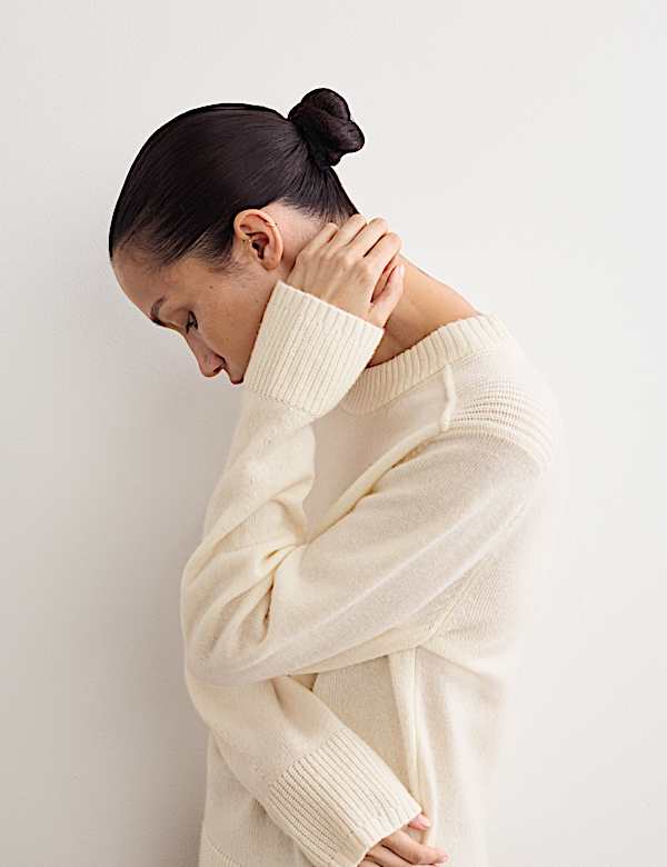 Jersey 100% lana lambswool con cuello redondo - ES