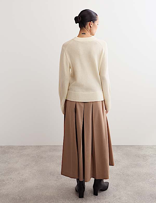 Jersey 100% lana lambswool con cuello redondo - ES