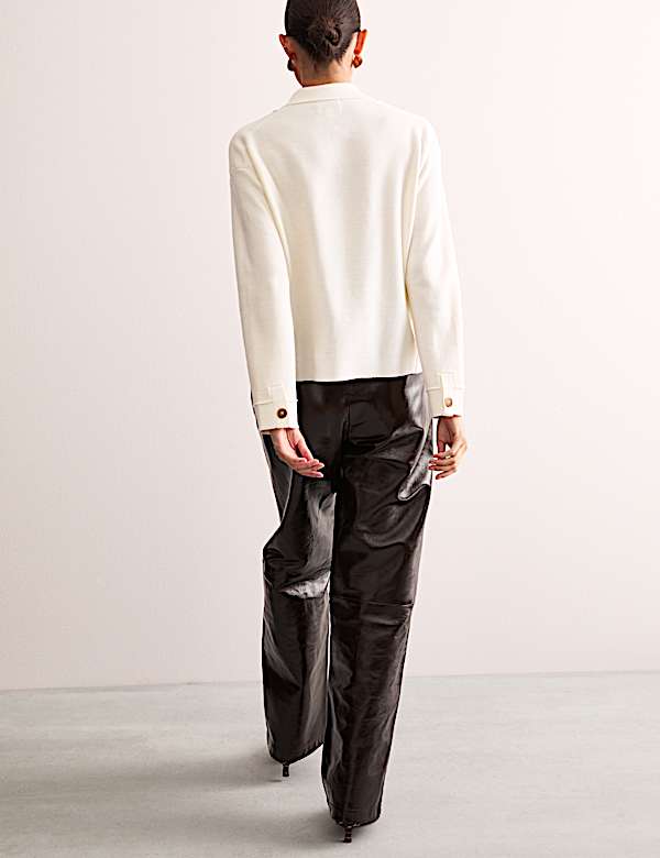 Veste en maille pure laine mérinos - FR