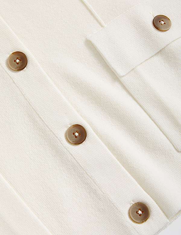 Veste en maille pure laine mérinos - FR