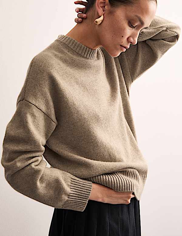Pure Cashmere Crew Neck Jumper - AU