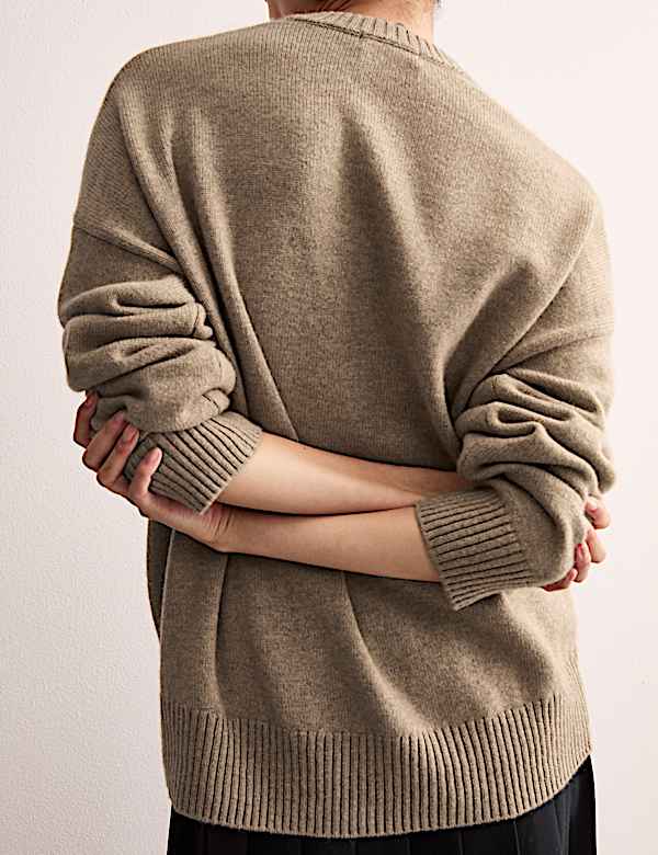 Pure Cashmere Crew Neck Jumper - AU