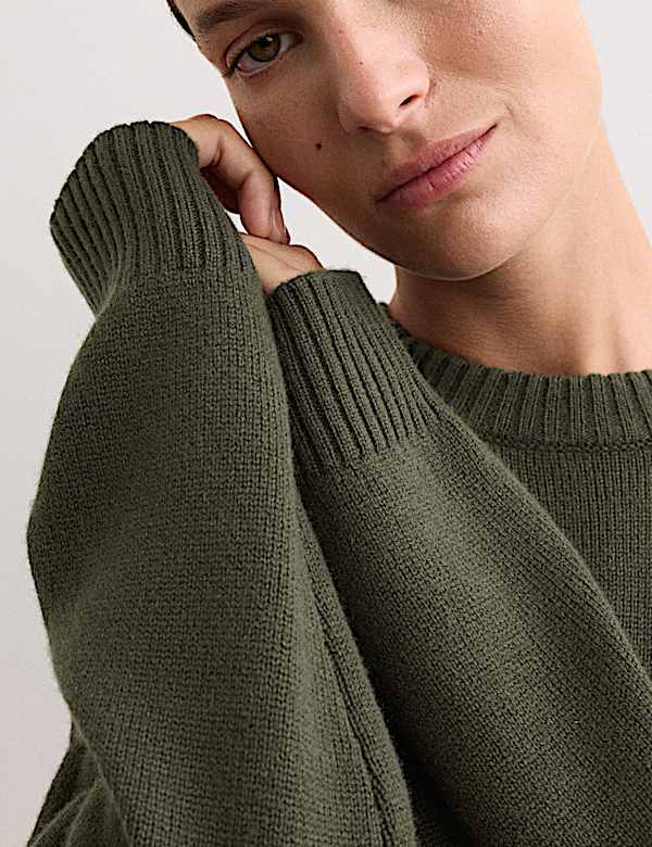 Pure Cashmere Crew Neck Jumper - GR