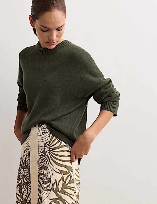 Pure Cashmere Crew Neck Jumper - GR