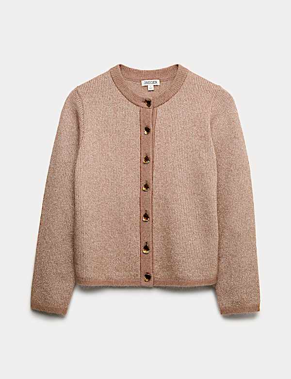 Ronde hals met mohair en glitter - BE