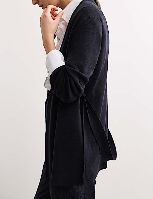 Pure Merino Wool Wrap cardigan - NL