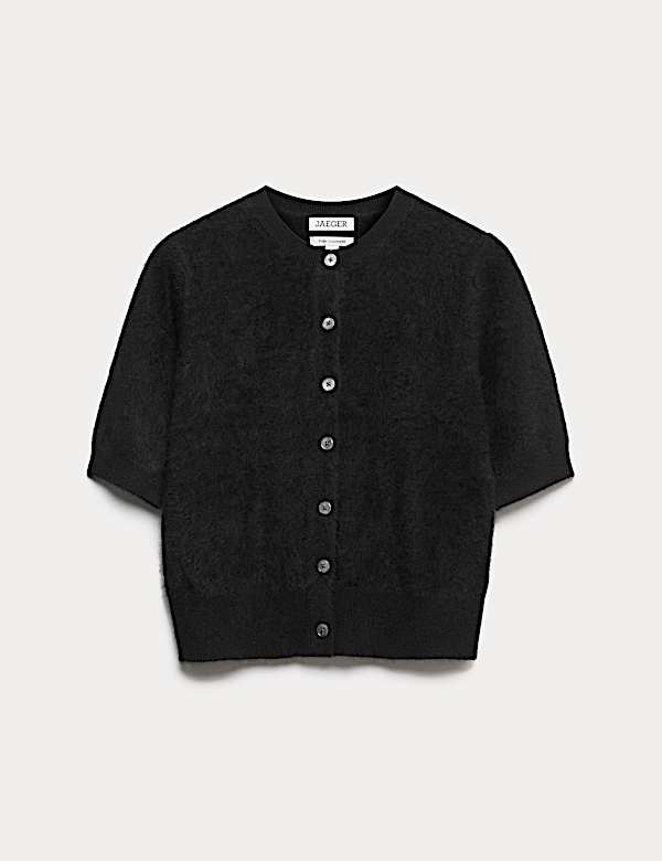 Cárdigan de manga corta 100 % cachemira - ES