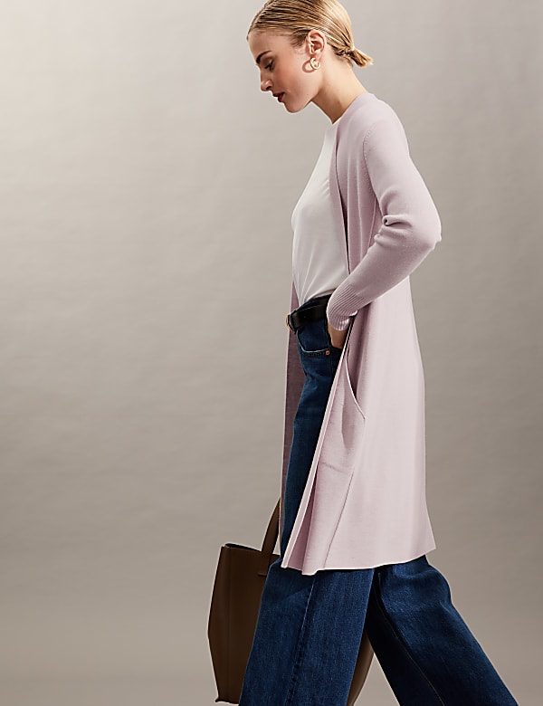 Jaeger longline cardigan outlet