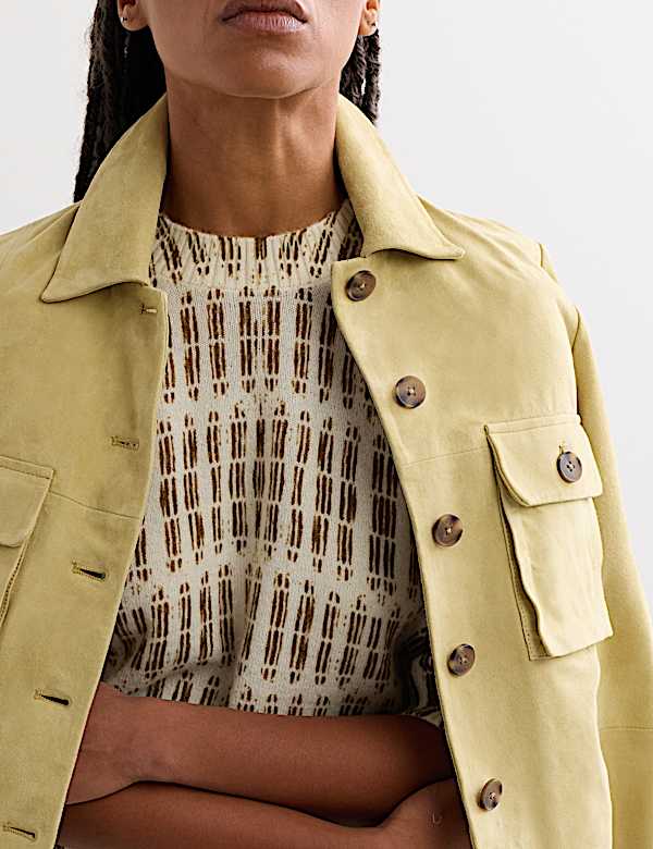 Mohair Blend Patterned Jumper - IT