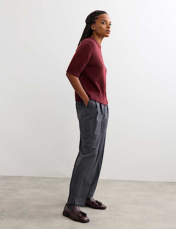 Mohair Blend Textured Jumper - CH