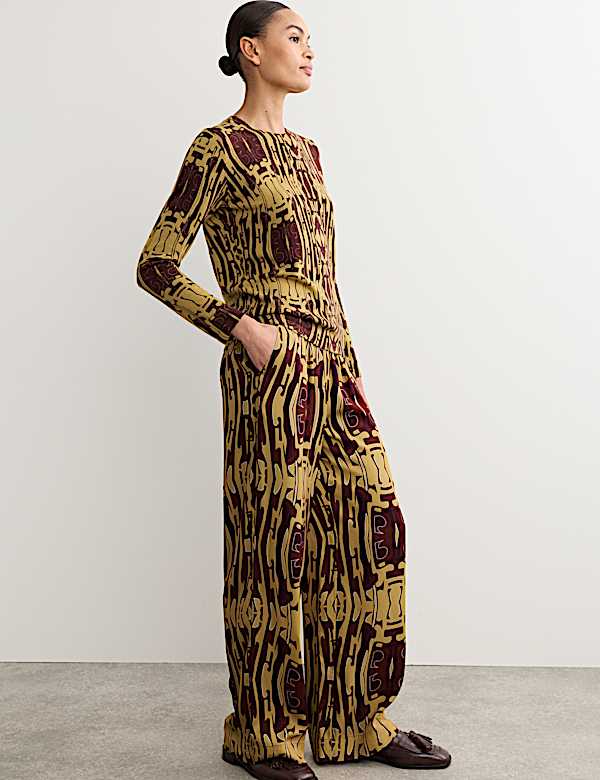 Pull 100 % laine m&eacute;rinos imprim&eacute; - FR