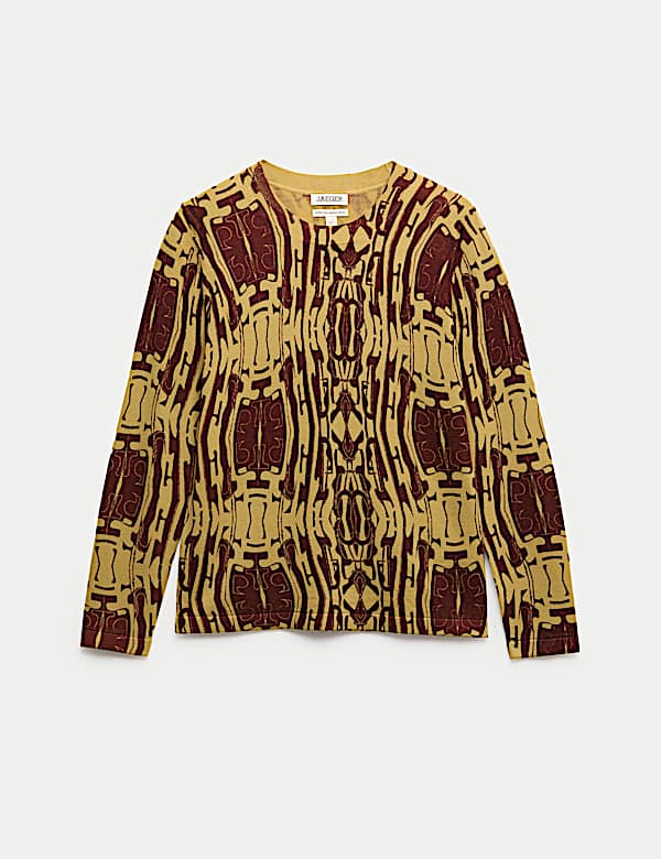 Pull 100 % laine m&eacute;rinos imprim&eacute; - FR