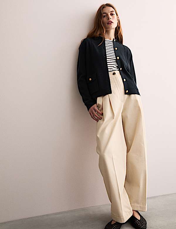 Pure Wool Knitted Jacket - NL