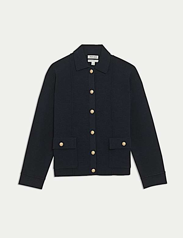 Pure Wool Knitted Jacket - NL