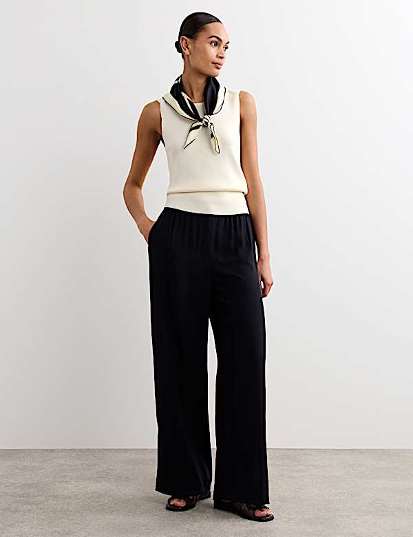 Pure Merino Wool Knitted Vest Top - IT