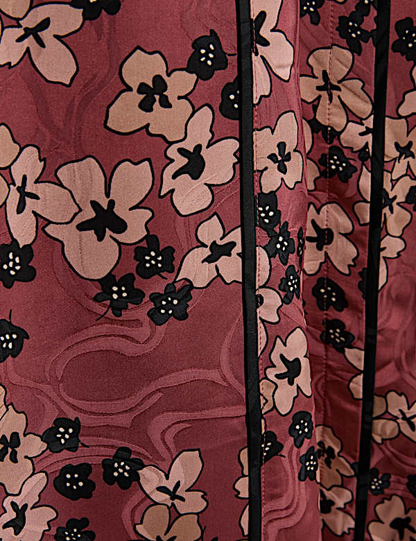 Robe midi style tube à motif fleuri - CA