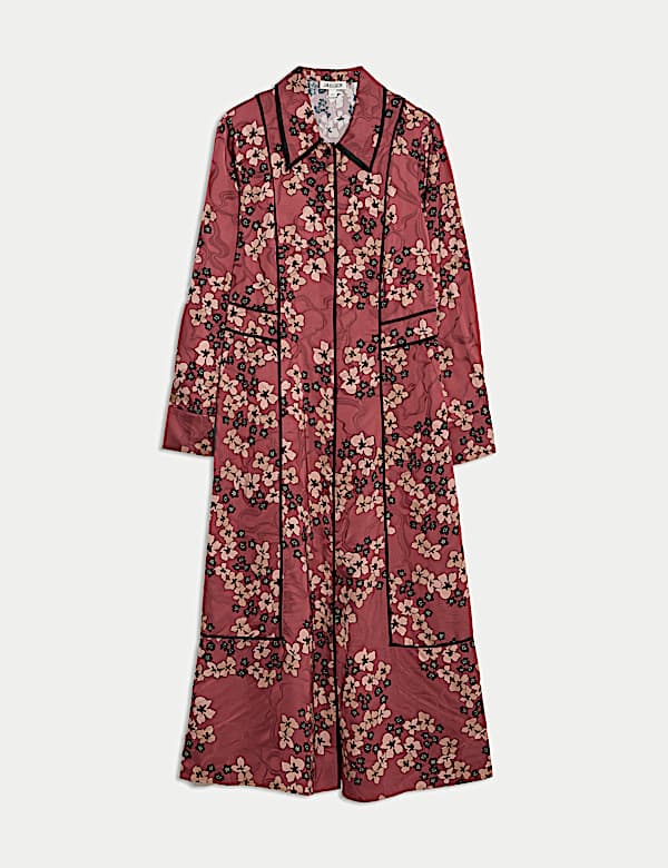 Robe midi style tube à motif fleuri - CA