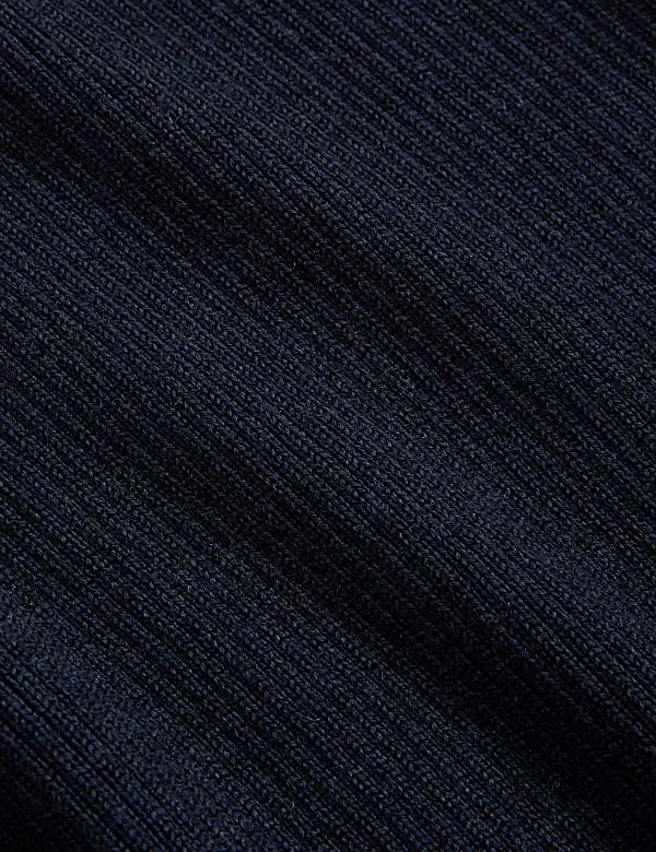 Robe en maille &agrave; col chemin&eacute;e 100 % laine de m&eacute;rinos - FR