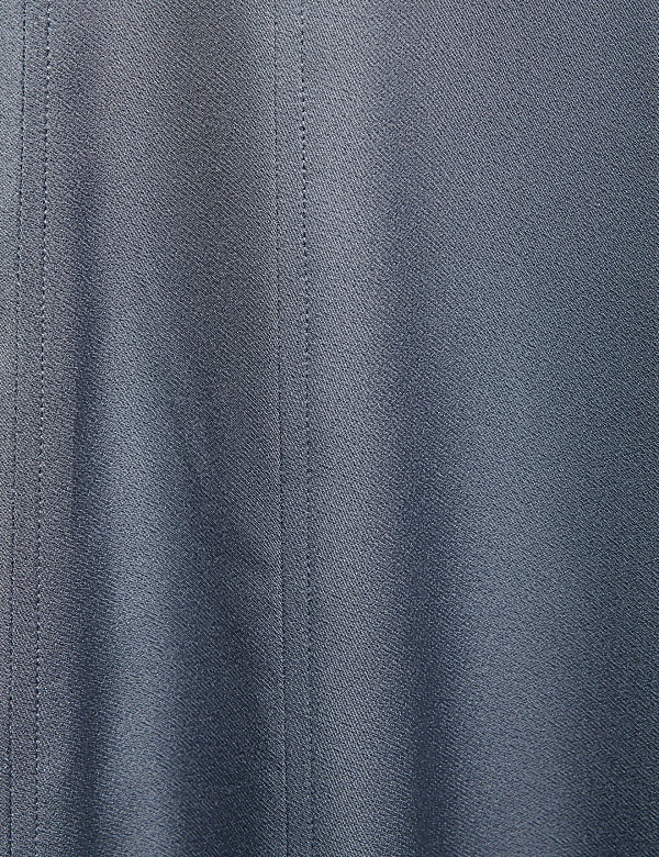 Satin Crepe Midi Column Dress - FR