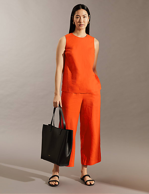 Top van zuiver linnen - NL