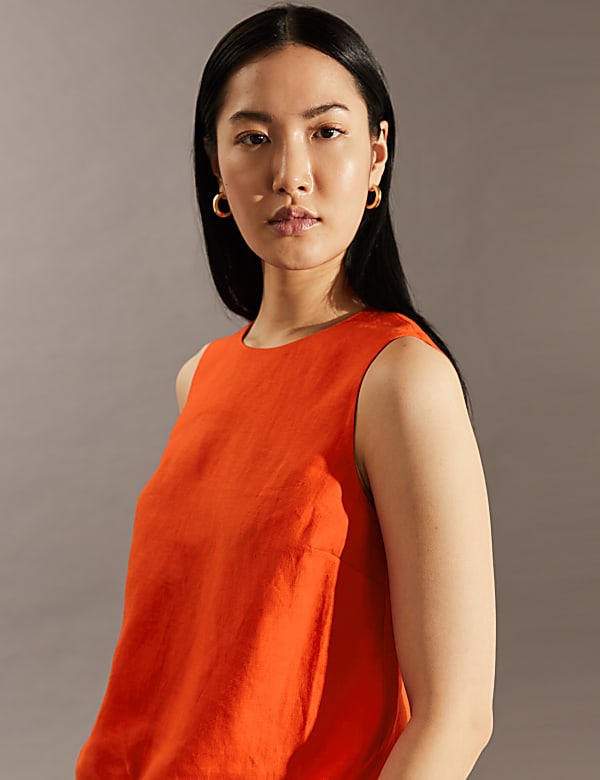 Top van zuiver linnen - NL