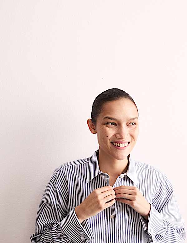 Pure Cotton Double Cuff Relaxed Shirt - CA