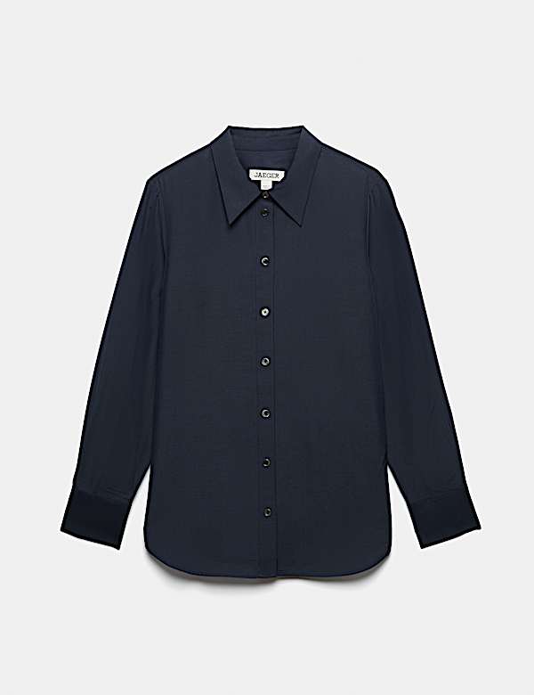 Lyocell Rich Shirt with Silk and Wool - BE