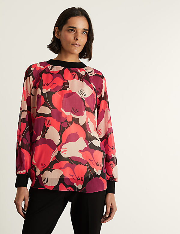 Floral Long Sleeve Top