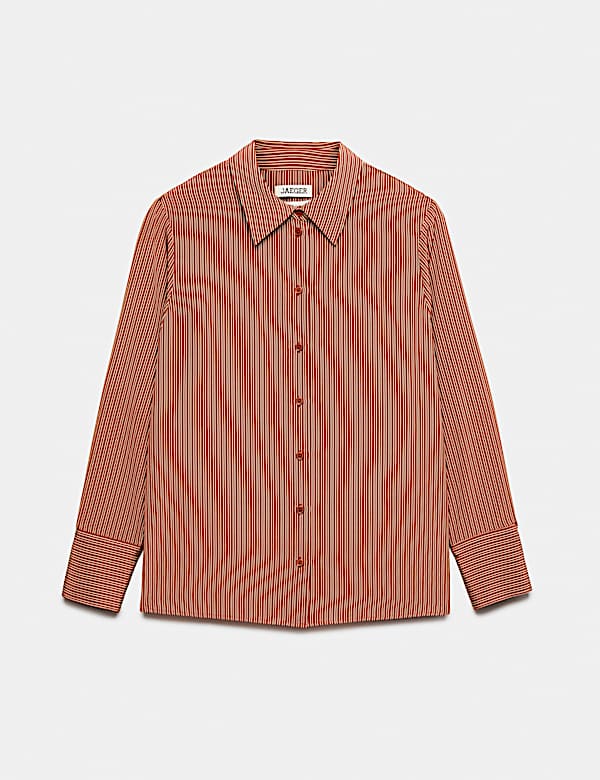 Pure Silk Striped Shirt - CA