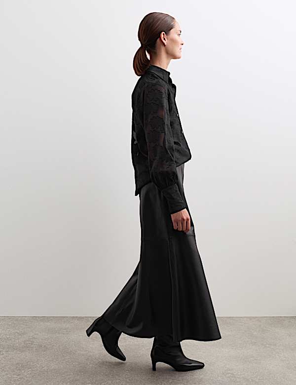 Sheer Textured Blouse - CH