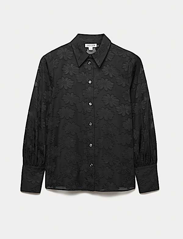 Sheer Textured Blouse - CH