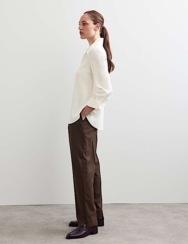 Pure Silk Collared Shirt - ES