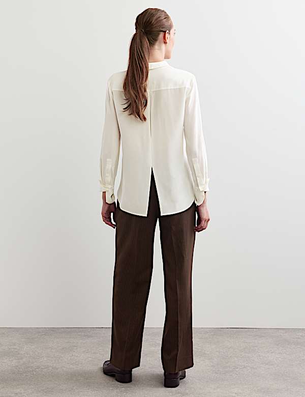 Pure Silk Collared Shirt - ES