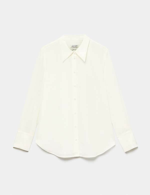 Pure Silk Collared Shirt - ES