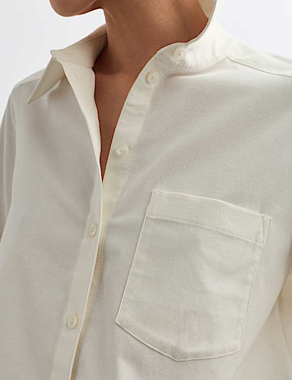 Camisa con cuello de pana - ES