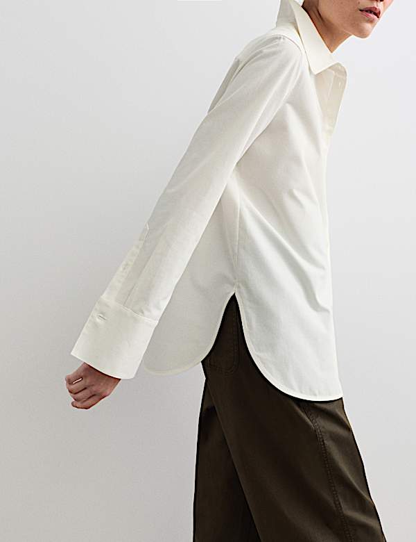 Camisa con cuello de pana - ES