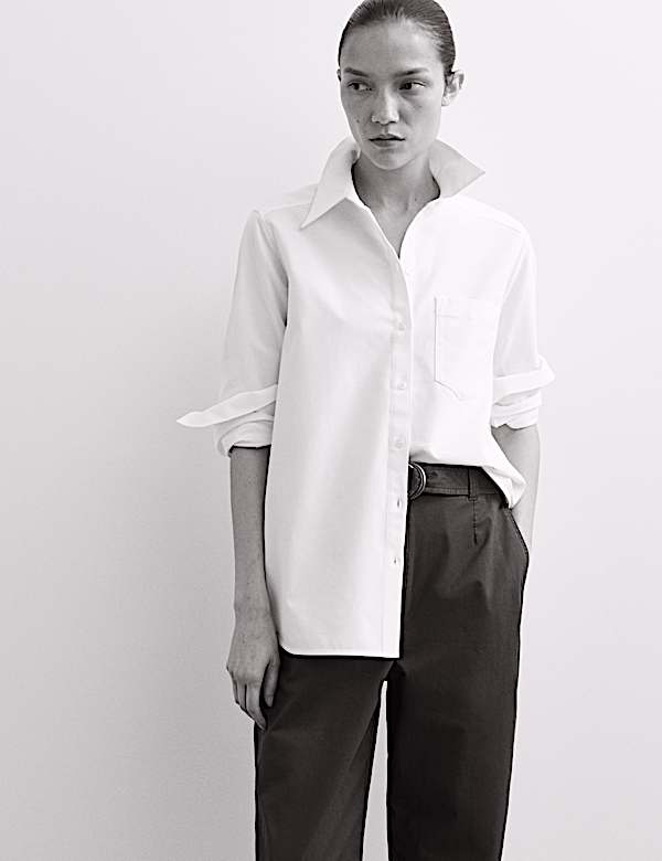 Camisa con cuello de pana - ES